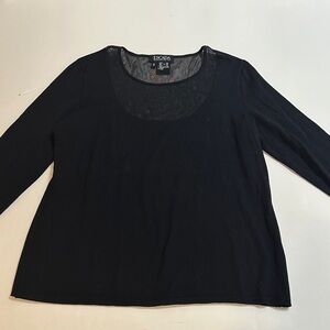 Escada Black Long Sleeve sweater